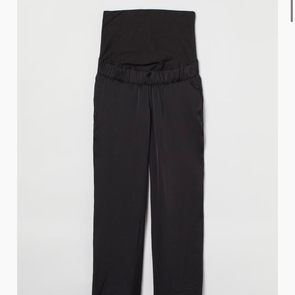 H&M black maternity pants